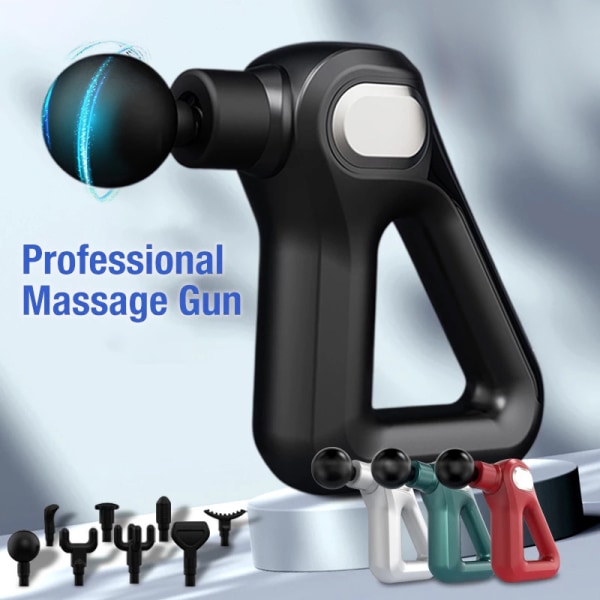 Højfrekvent massageværktøj Fitnessudstyr Fasciaværktøj black 170x51x202mm