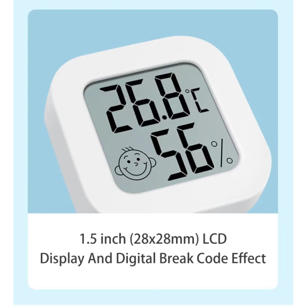 Mini LCD digital termometer pink