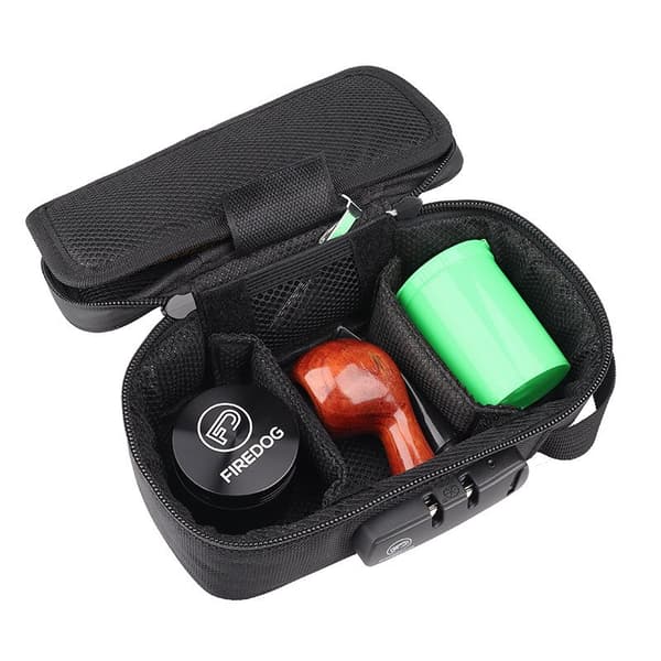 Portable Pipe Deodorant Bag Hushållsförvaring black