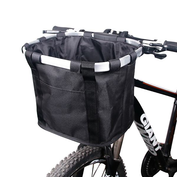 Polkupyörän kori Etumatkatavaroiden kantolaukku black 28*22*25cm