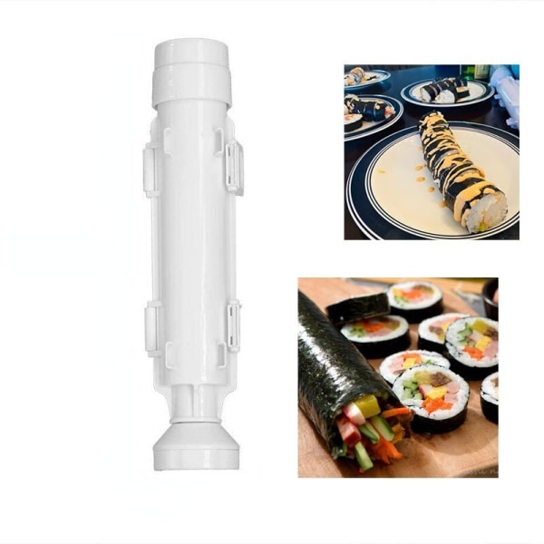 Mold sushikone Kasvisliharullatyökalu Tee-se-itse Sushikonekeittiötyökalu white