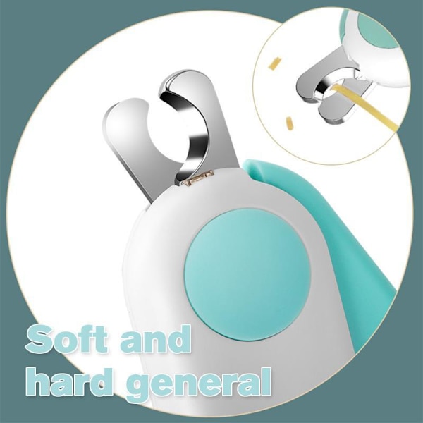 LED Nagelklippare Nagelklippare för husdjur Hundar Cat Grooming green 105*62*15mm