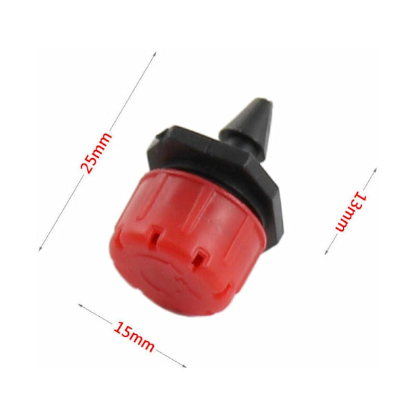 100 st dropbevattning Justerbart drop selvbevattningssystem Slang drop mikro sprinklere Emitter dropare for växthus DIY Garden