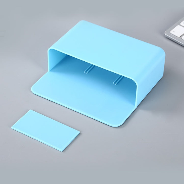 Magnetisk kylskåp multifunktionell förvaringsbox blue