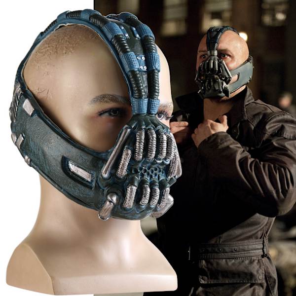 Batman The Dark Knight Rises Tre-fjärde gissel Mask Hallo