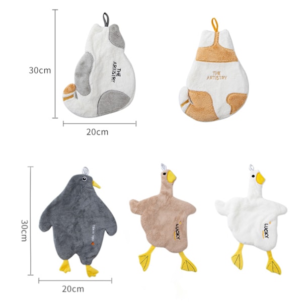 Superabsorberende mikrofiber køkkenhåndklæde til børn khaki duck