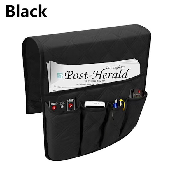 5 tasku sohvan organizer coffee color