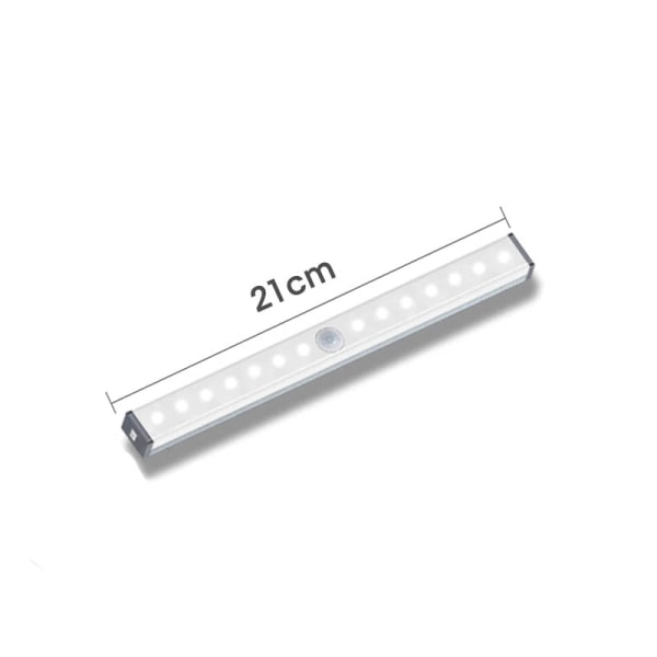 Trådlös Dimbar LED-belysning kohdevalot med Rörelsesensor 21 cm Varmvit  3765 | Varmvit | Fyndiq
