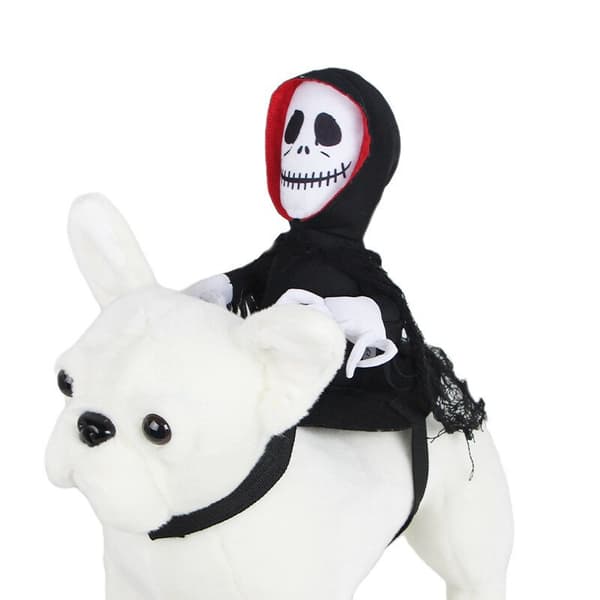 Halloween Cape Ghost Pet Transformation -asu Pet Cosplay black+white medium