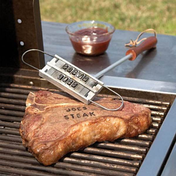 BBQ Branding Iron 55 Letters DIY Printed BBQ Tool 1/set