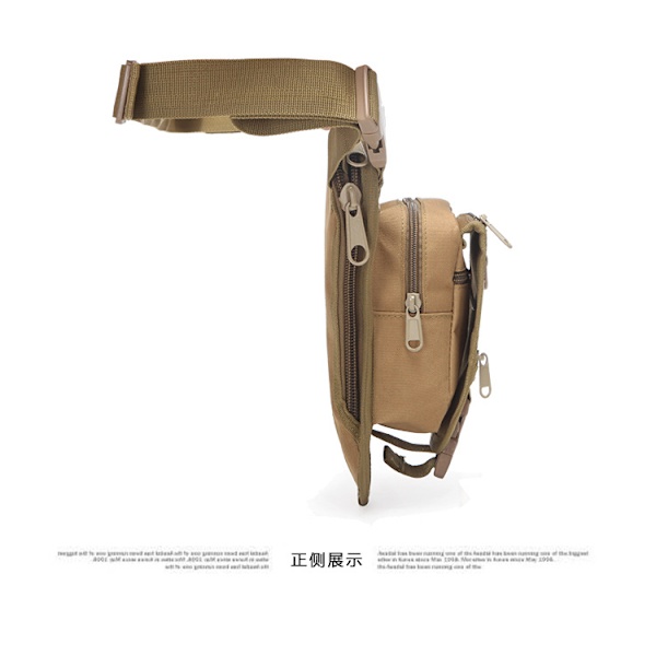 Vandtæt bjergbestigning multifunktion udendørs taktisk taske army green 15*10*28cm