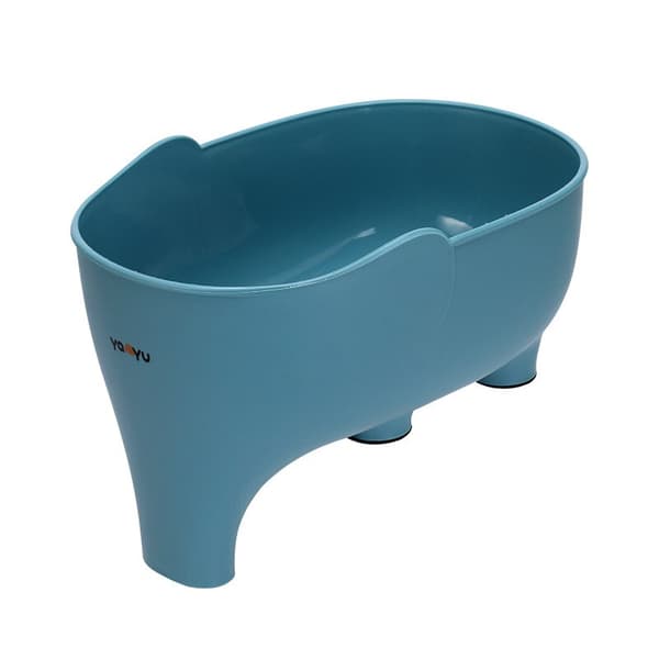 Elephant Drain Basket Hem Kök Multifunktionell förvaring blue