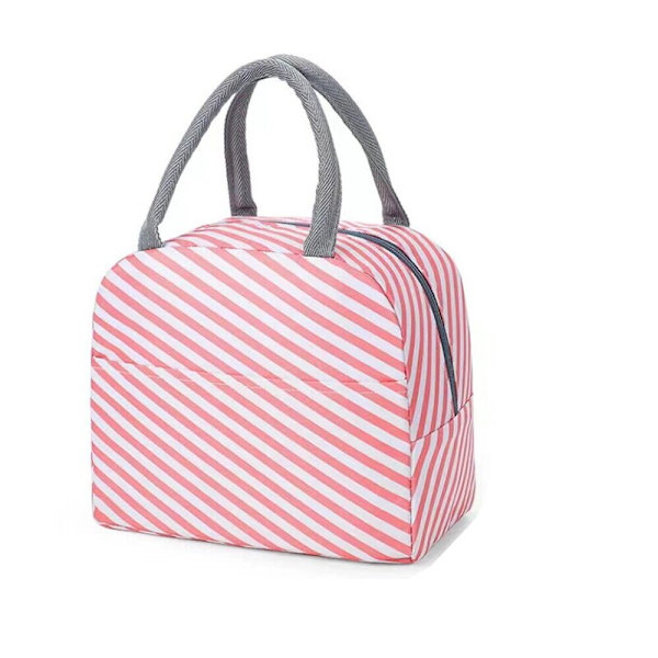 Lunchbox Förvaringsväska Cooler Skol Picknick Handväskor Lunchbox Thermal Bag flamingo