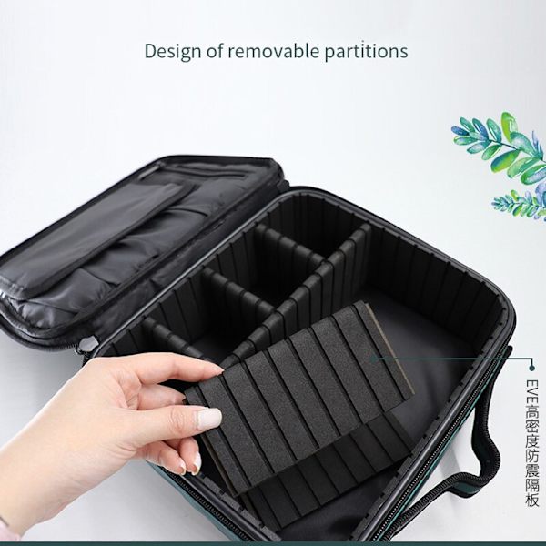 Läge Professionele Cosmetica Opbergdoos Nail Art Tools Koffer green