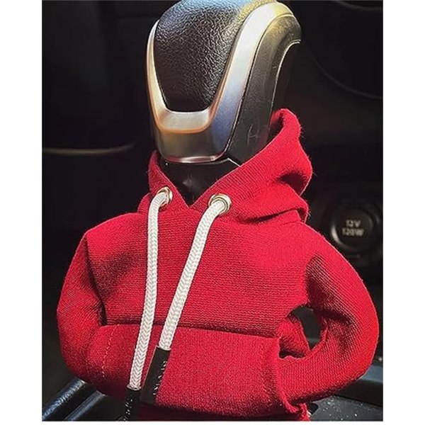 Hoodie Car Gear Shift Cover Mode Gearshift Hoodie Bil Gear Shift Knop Cover purple