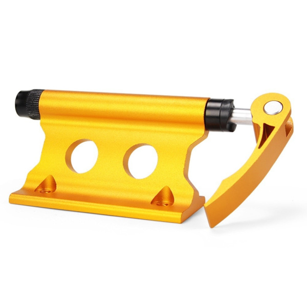 Biltak Cykelhållare Quick-release Gaffel Installation Monteringshållare Yellow 2PCS