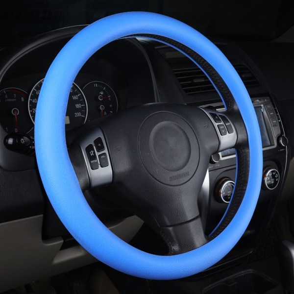 Car Styling Universal Car Silikone Rathandske red 36-40cm(diameter)