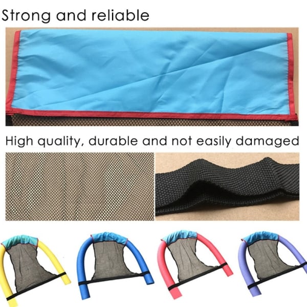 Svømmebassinmåtte Oppustelig Flydende Ring Hængekøje Vand Pool Madras Float Lounger Legetøj Blue