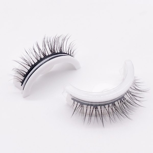 Ögonfransar Ingen eyeliner eller lim behövs Återanvändbart självhäftande