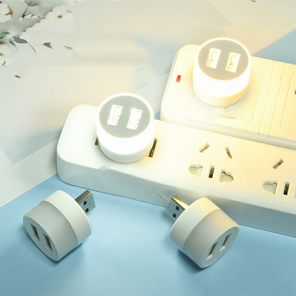 Pluggljus power för nödljus white light