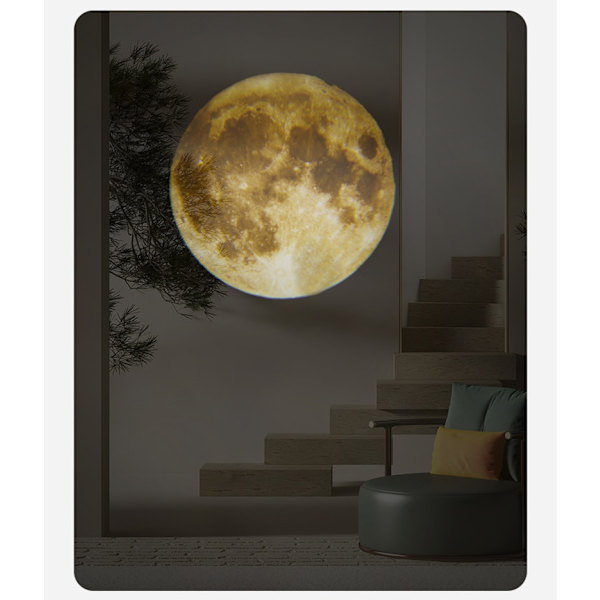 Stjerneprojektor LED Jord/månelampe Galaxy Light Projektor earth 4.5*2.8*2.5cm