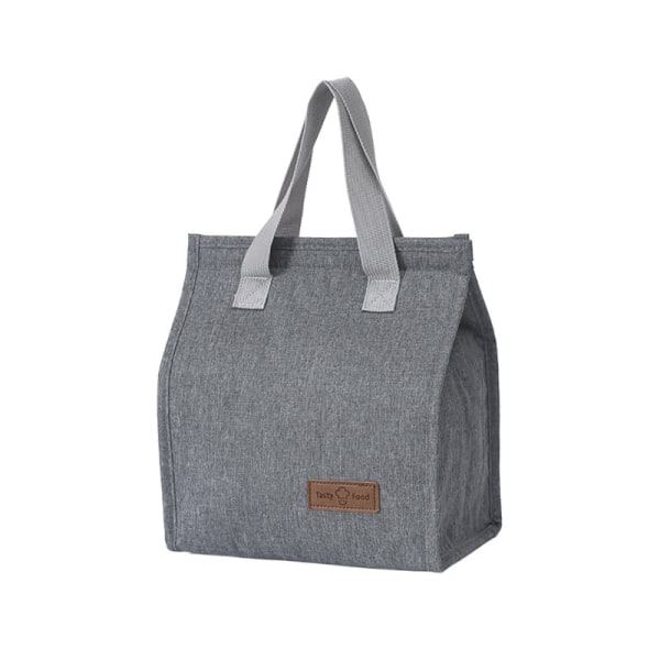 Thermal Lunch Tote Cooler Handväska förvaringsväskor wine red 22.5*13*25.5cm