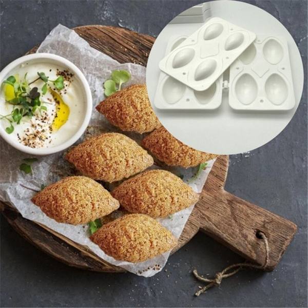 Manual Kibbeh Express Frikadeller Frikadellepresse Hakkeform white 4grids