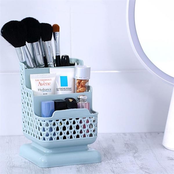 Dokumenter Brevpapir Blyant Skrivebord Opbevaringsboks white 11*12*16cm