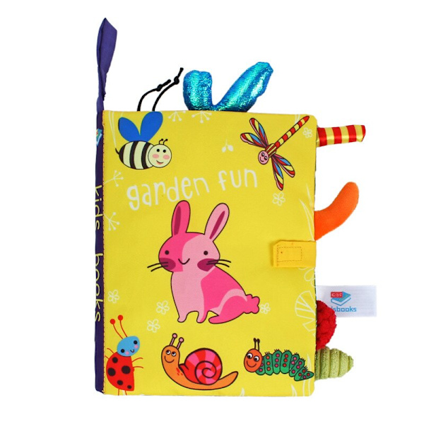 Børnebøger Baby Early Learning Legetøj Rivende Hale Cloth Book Rabbit 18.5*15*3cm