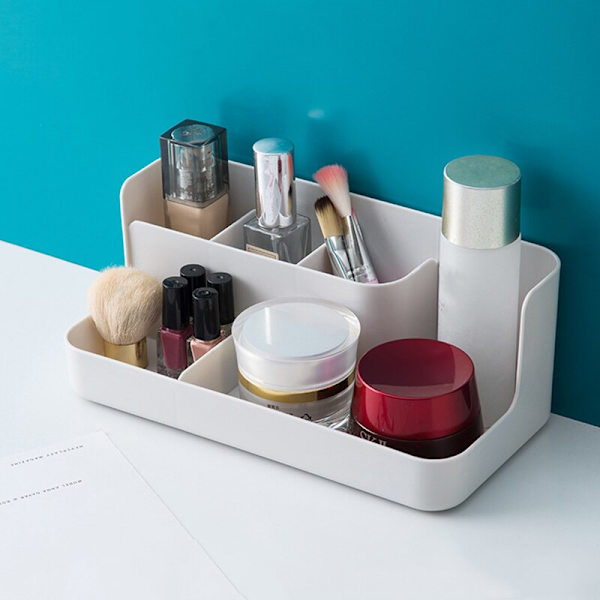 Förvaringslåda Makeup Organizer Smyckesbehållare Case gray 26CM*13CM*10CM