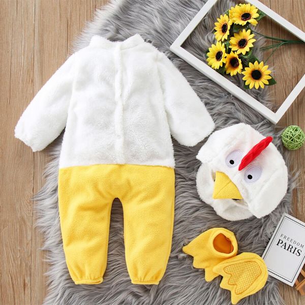 Baby Romper Chick Shape Halloween kostym 70cm