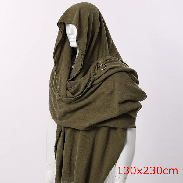 Vintage merirosvohuivi Keskiaikainen huppu Viitta Halloween Cosplay keskiaikainen olkapäällinen wrinkle 4