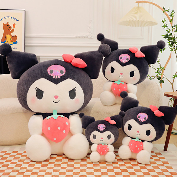 Strawberry Melody Dukke Plys Legetøj Stor Dukke Kuromi 25CM