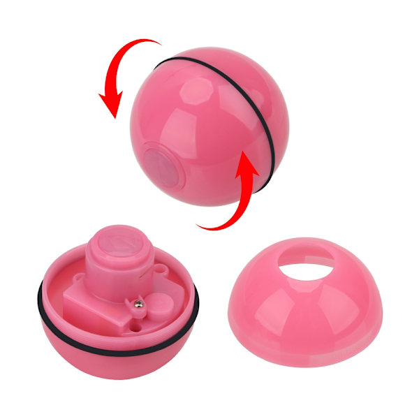 Elektrisk rullende smartbold USB-opladning Automatisk kattelegetøj green 6.4cm(diameter)