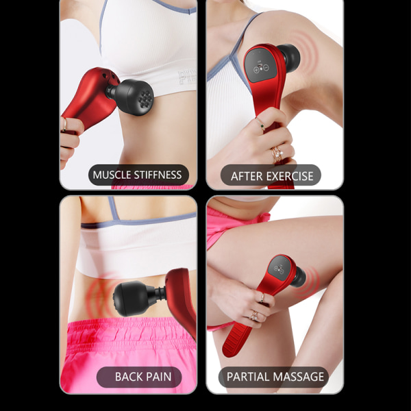 Mini Fascia Tool Vibration Muscle Relaxing Massager black 19*14*5cm