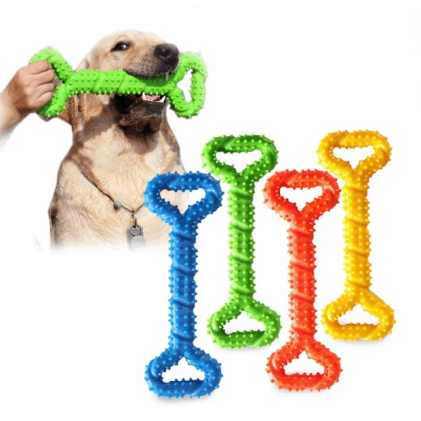 Tyggelegetøj til hunde til kæledyr Trække-ring, knoglebid-resistent yellow 33*12cm