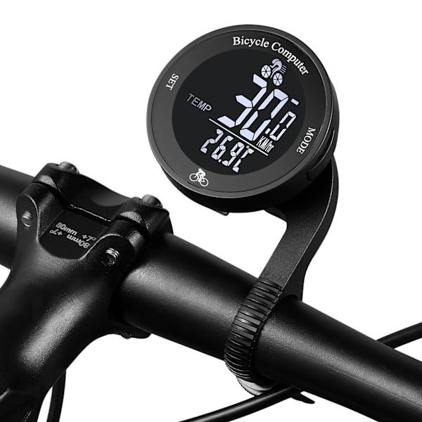 Multifunktionel LCD-skærm Cykelhastighedsmåler black diameter 62mm