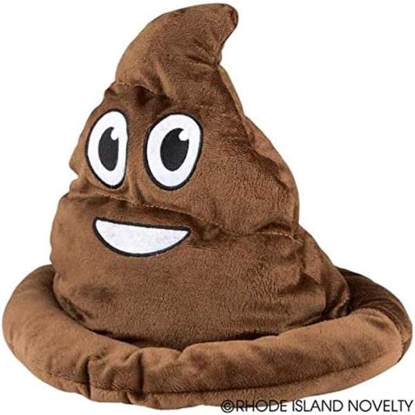 Rhode Island Novelty Brown Emoticon Bajshatt 1 per bestilling