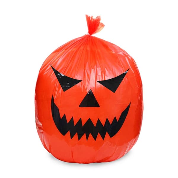 Halloween utomhusdekorationer pumpa plast M  2pcs