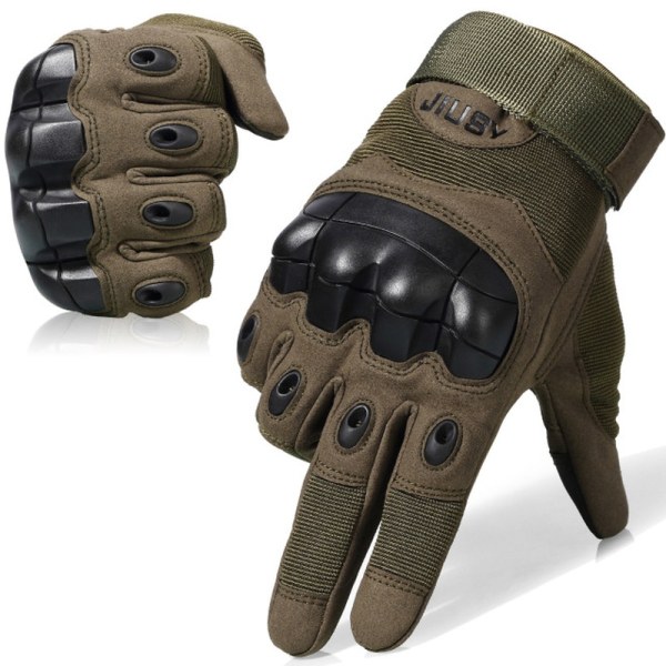Pekskärm Militära taktiska handskar Arméskyttehandske brown M