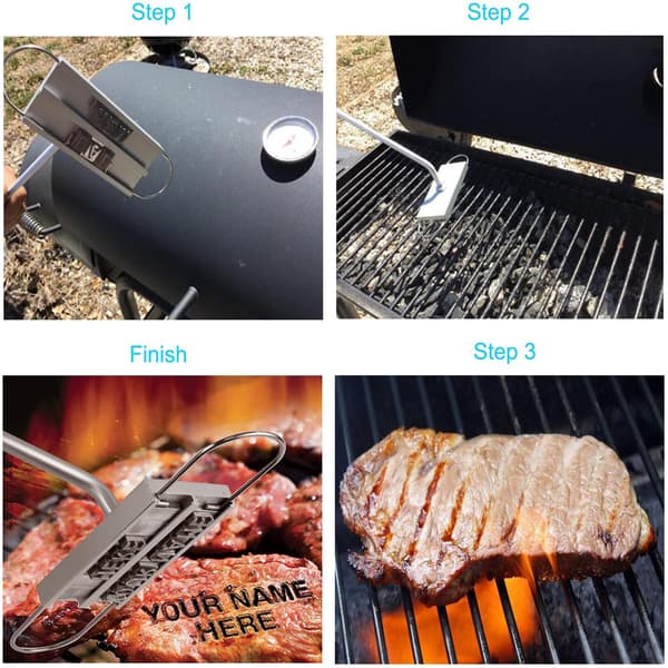BBQ Branding Iron 55 Letters DIY- printed BBQ-verktyg 1/set