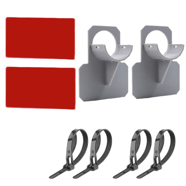 Rörstativ för simbassäng grey 2pcs