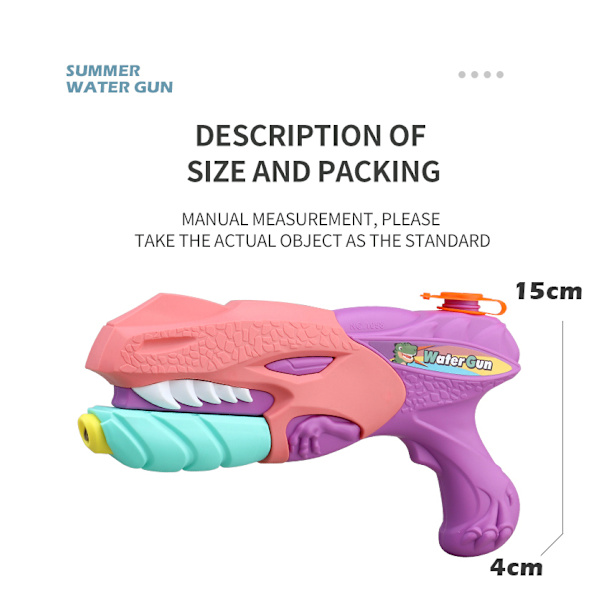 Suurikapasiteettinen vesipeli Summer Outdoor Boys Lelut purple 28*4.2*15.5cm