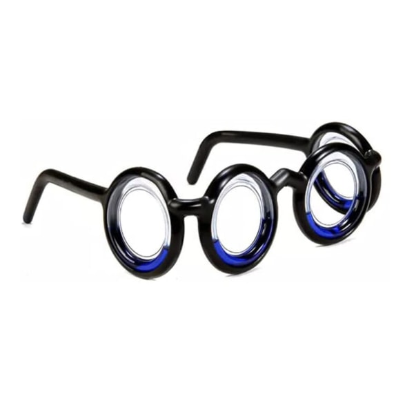 Anti-Sickness-lasit ilman linssiä Liikepahoinvointilasit Kevyet taitettavat black