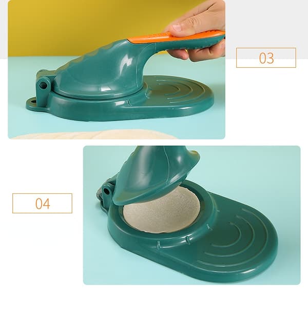 Dumpling Wrapper Artefact Dumpling Crust Tool Tee-se-itse Maker orange 24x11cm