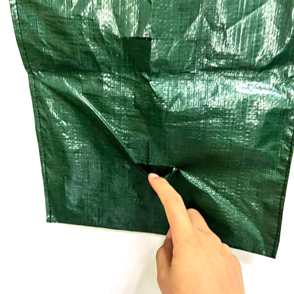 Vägghängande vertikal trädgård 4 8 fickor Plant Grow Bags green 4pockets