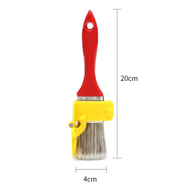 Bärbar multifunktionspensel för väggmålarfärg i plast red+yellow 20*4cm