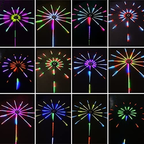 Lampor LED Strip Musik Färgbyte fjärrkontroll colorful 11 pcs