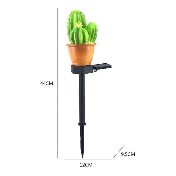 Havelyssensor Kontrollys Cactus LED Solar Light Pineapple