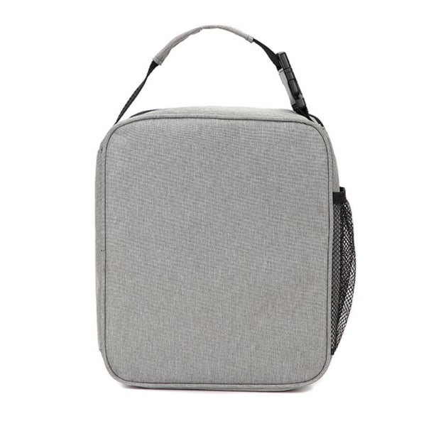 Bærbar isolering Madpakke Thermal Lunch Box Tote Håndtaske black